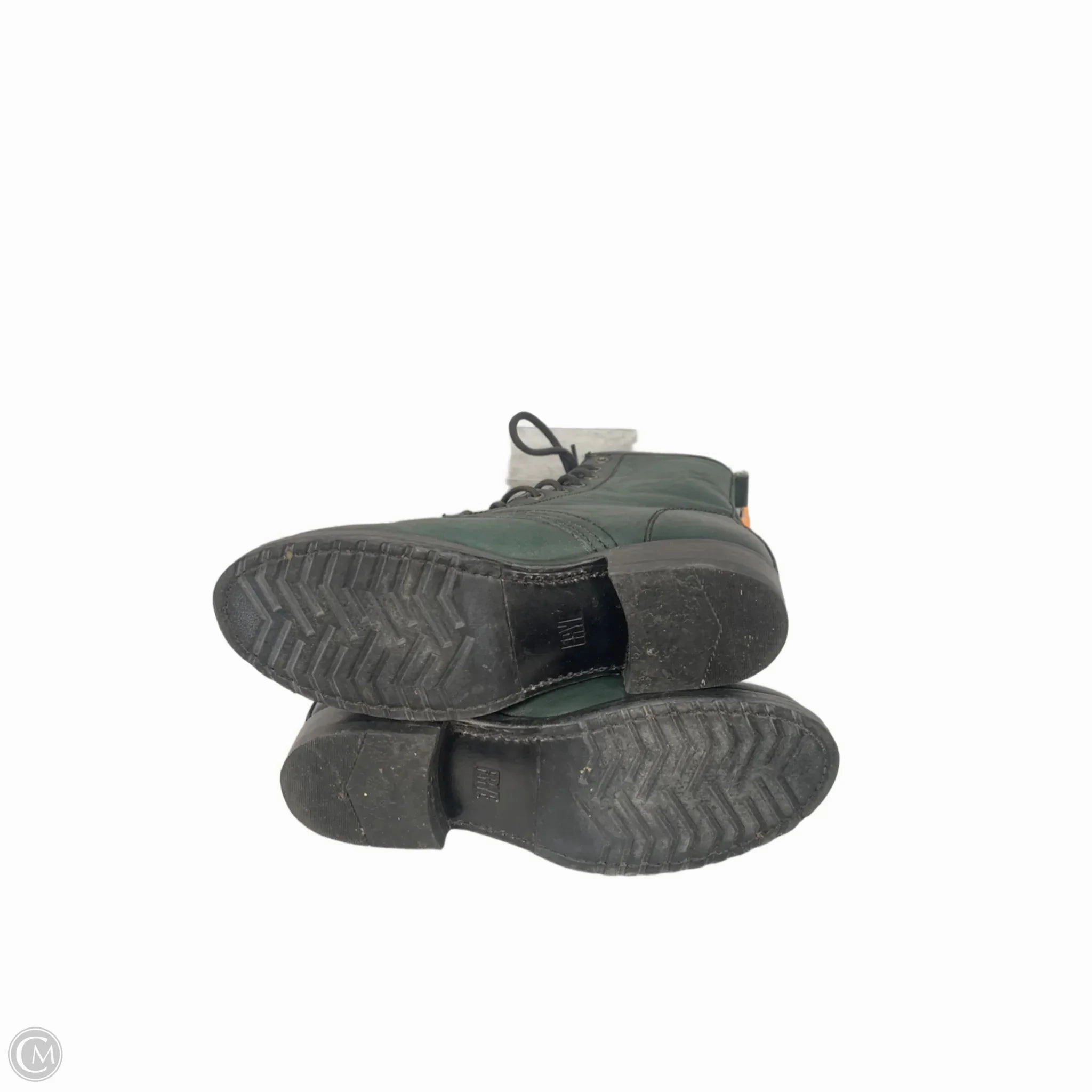Boots Designer By Frye In Green, Size: 7