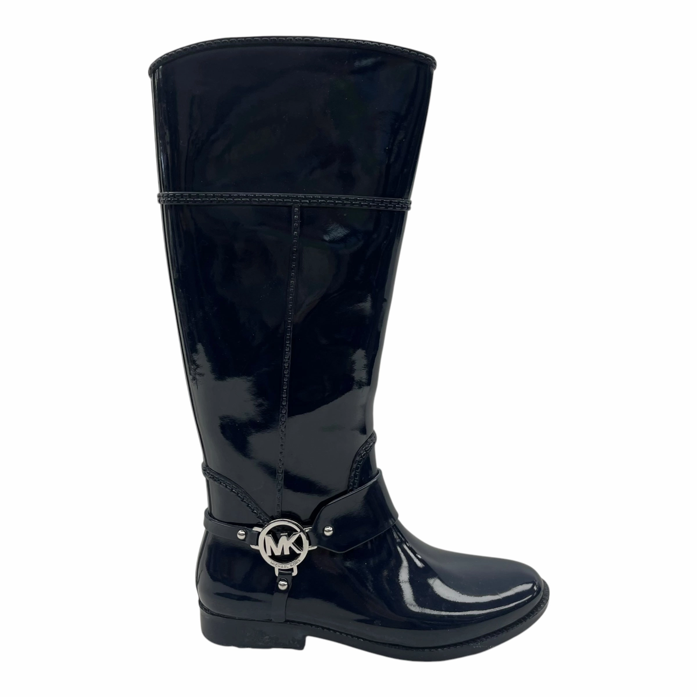 Boots Designer By Michael Kors In Navy, Size:8