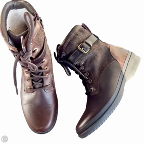 Boots Designer By Ugg In Brown, Size: 6.5