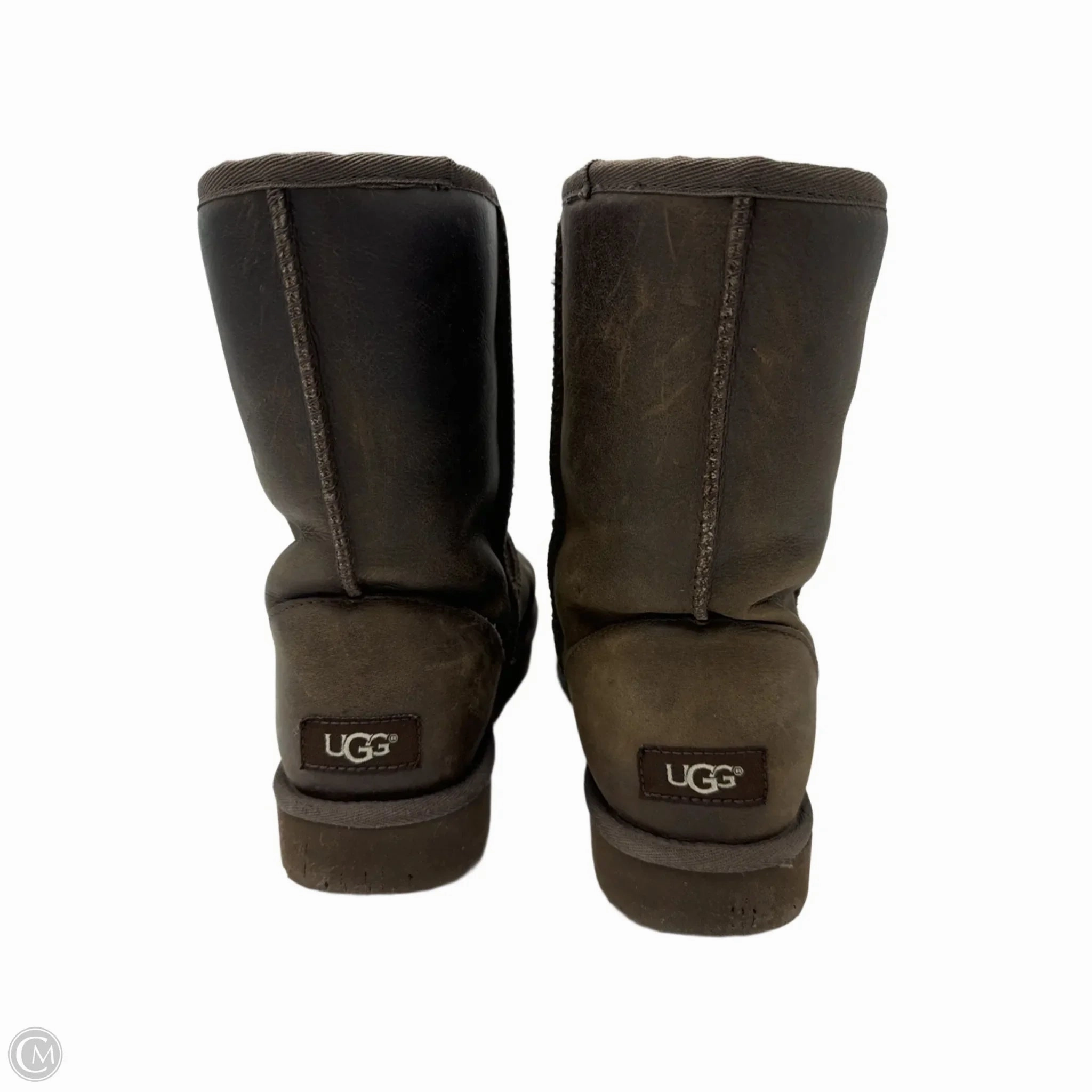 Boots Designer By UGG In Brown, Size: 9