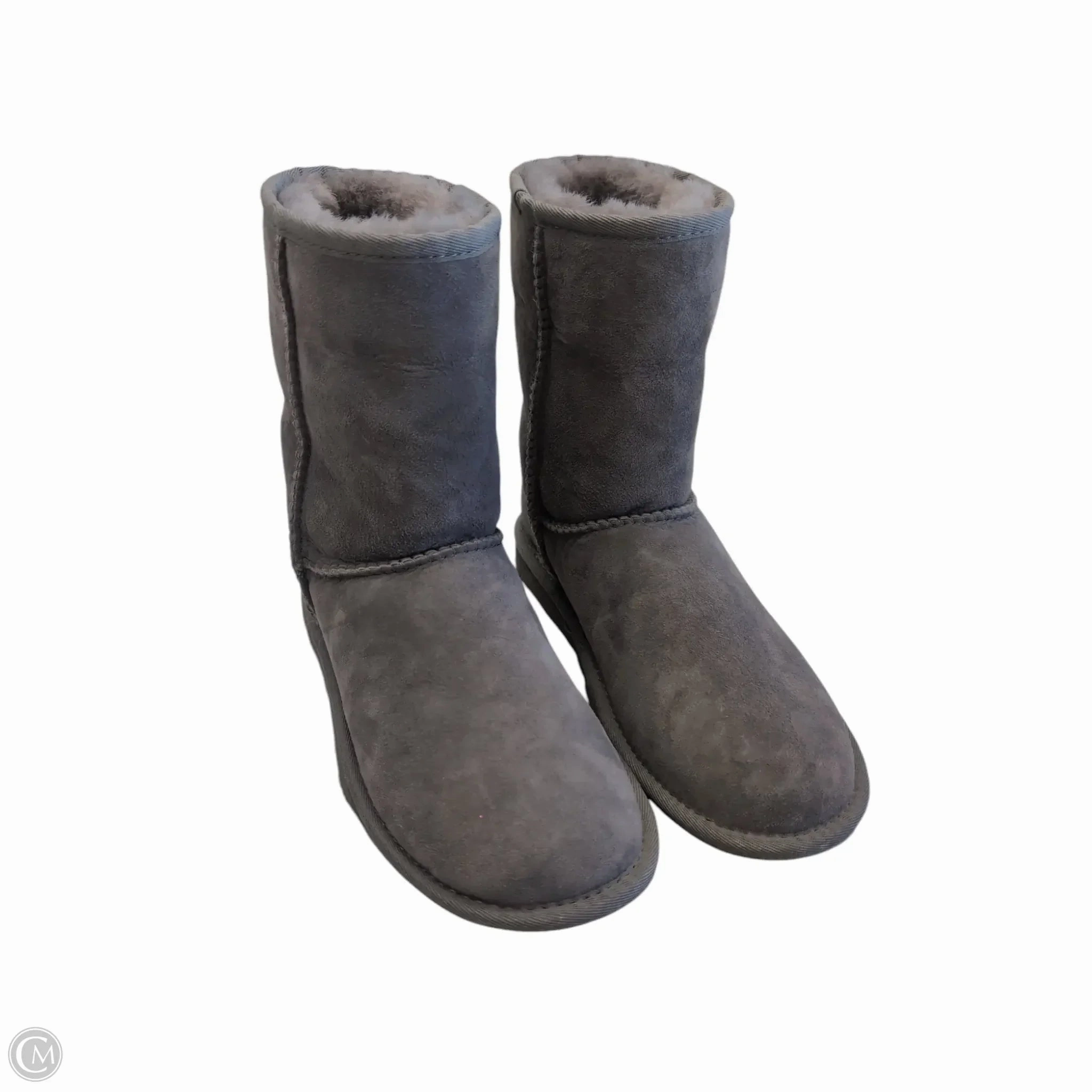 Boots Designer By Ugg In Grey, Size: 6