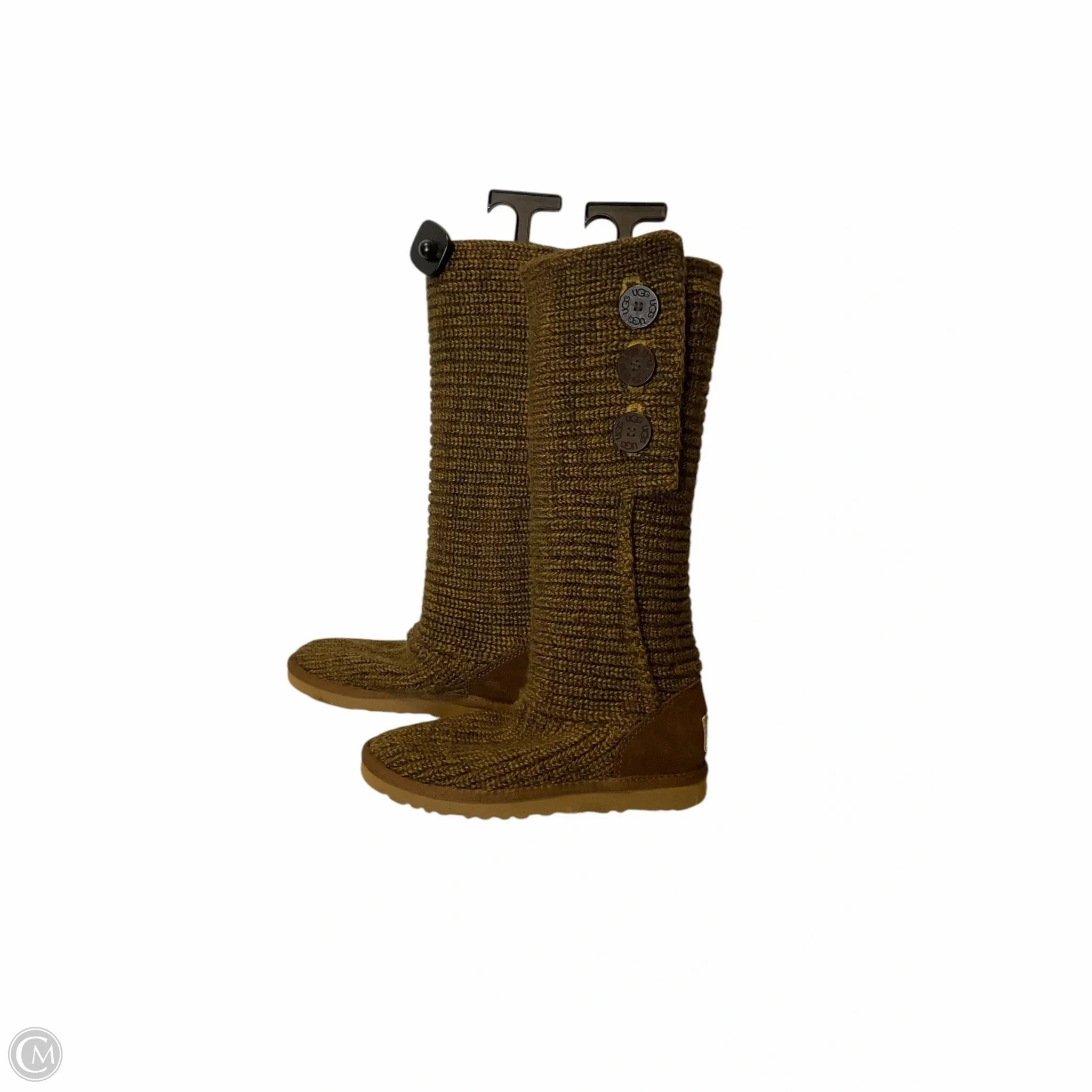 Boots Designer By Ugg In Tan, Size: 7