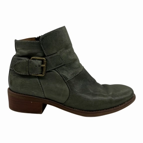 Boots Leather By Comfortiva In Green, Size:7