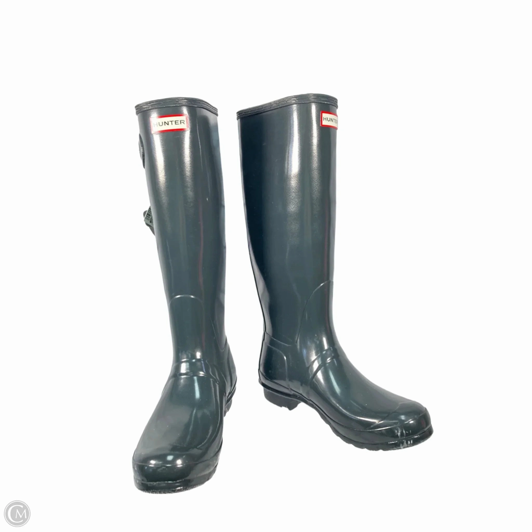 Boots Rain By Hunter In Grey, Size: 10