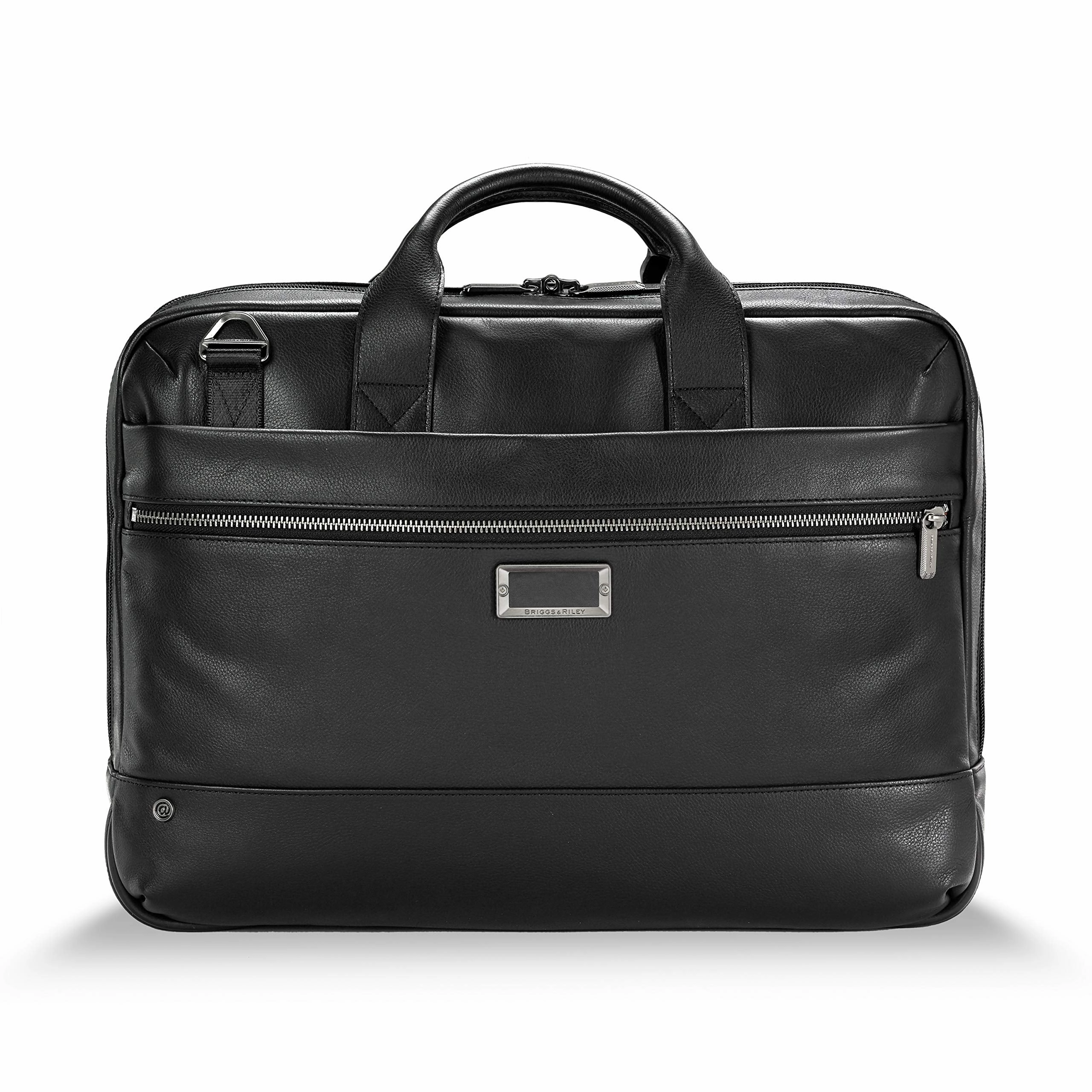 Briggs & Riley @work Leather Medium Brief