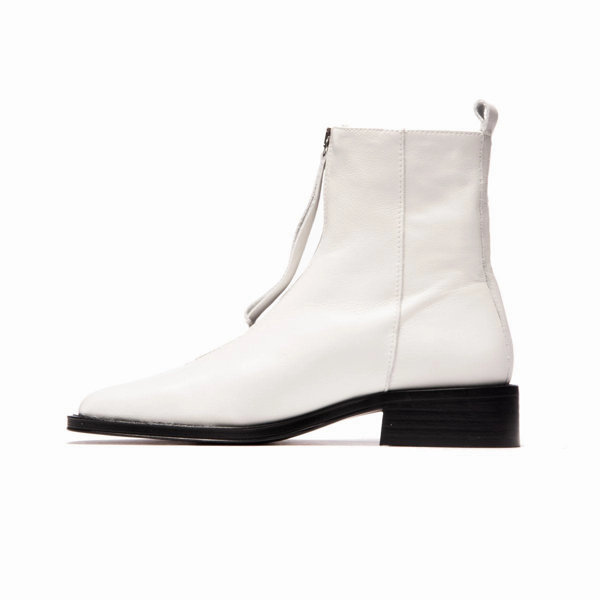 Bruges White Leather