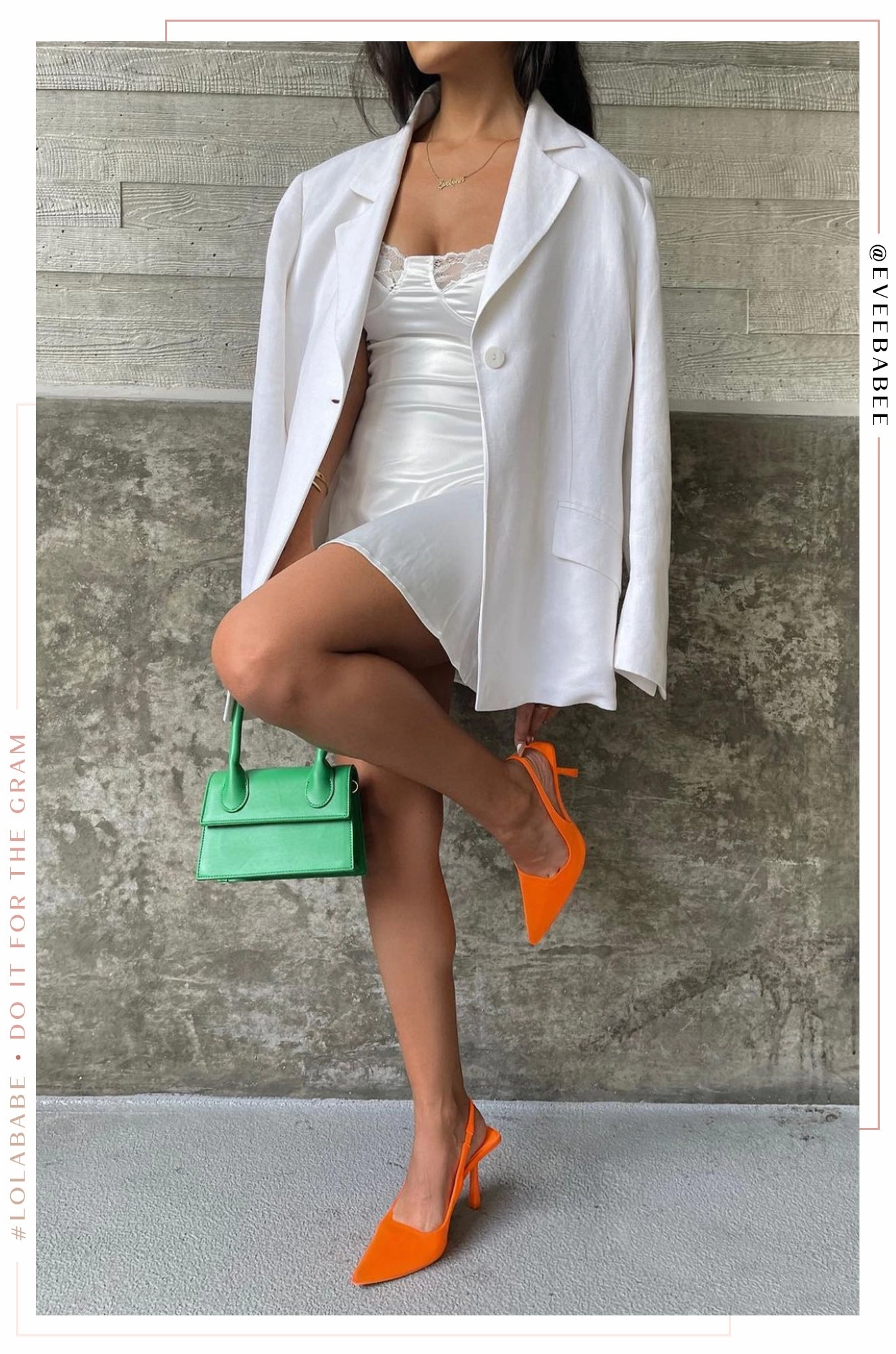 Caria Slingback Pumps - Orange