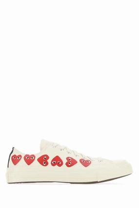 Comme des Garçons Play X Converse Chuck Taylor Heart 1970s Sneakers