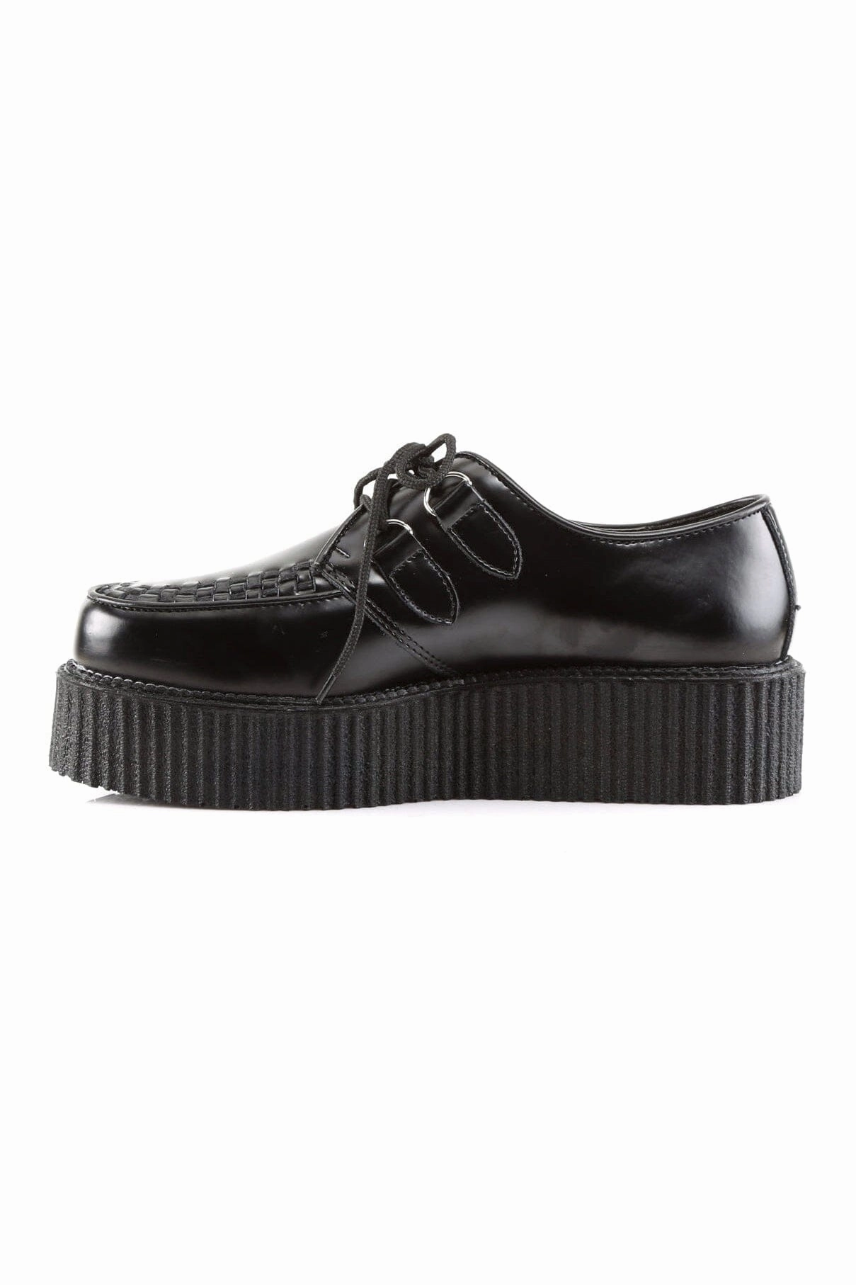 CREEPER-402 Black Leather Creeper
