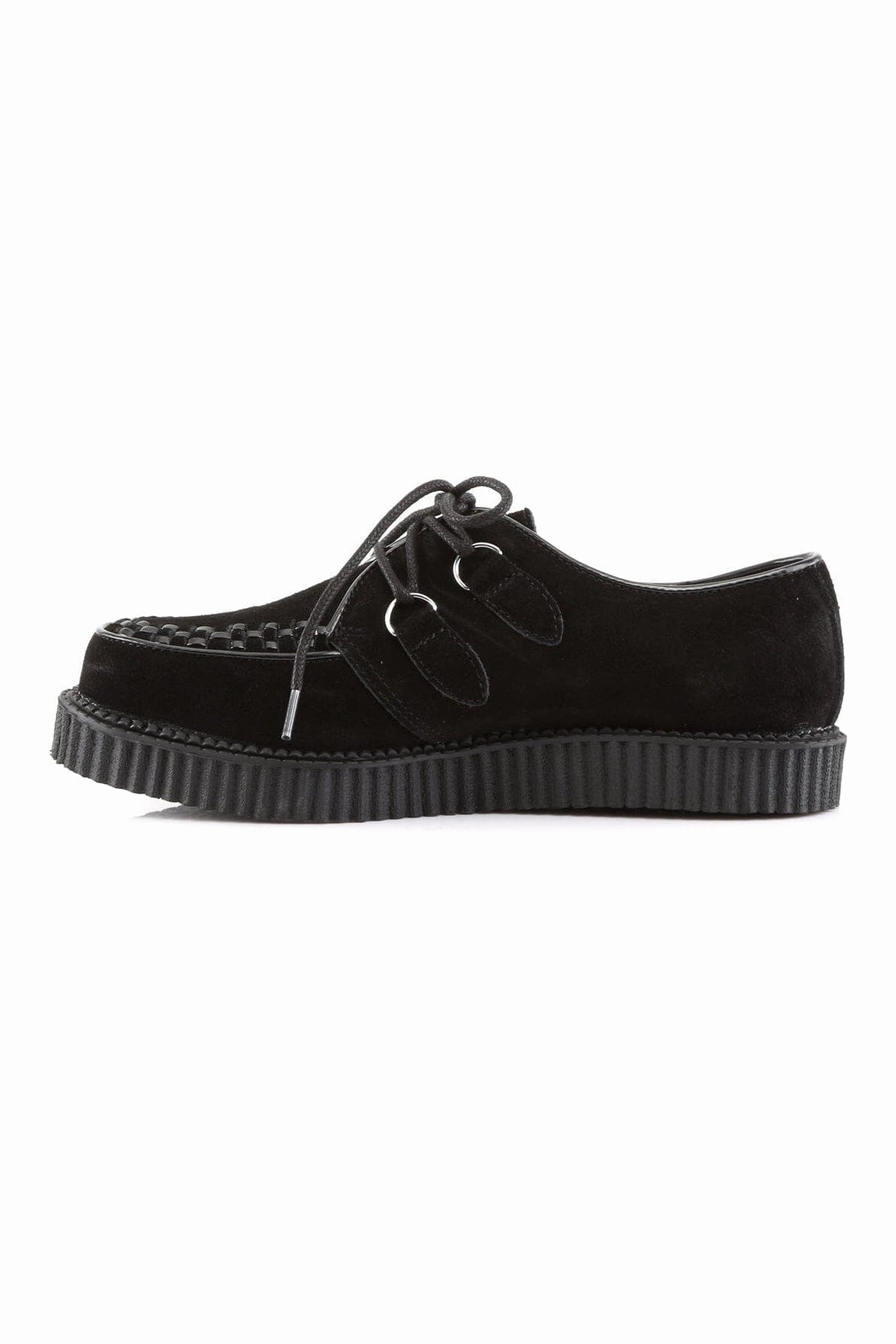 CREEPER-602S Black Suede Leather Creeper