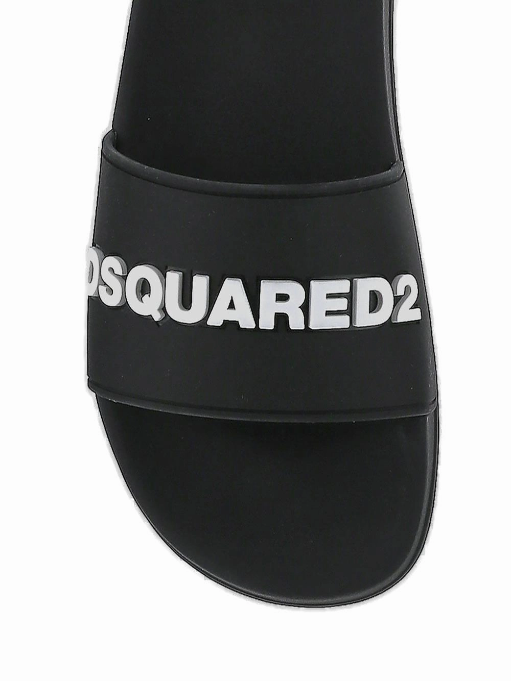 Dsquared2 Logo-Embossed Slides