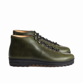 Everdon 'Rambler' Wholecut Mid - Horween Forest Green Chromexcel