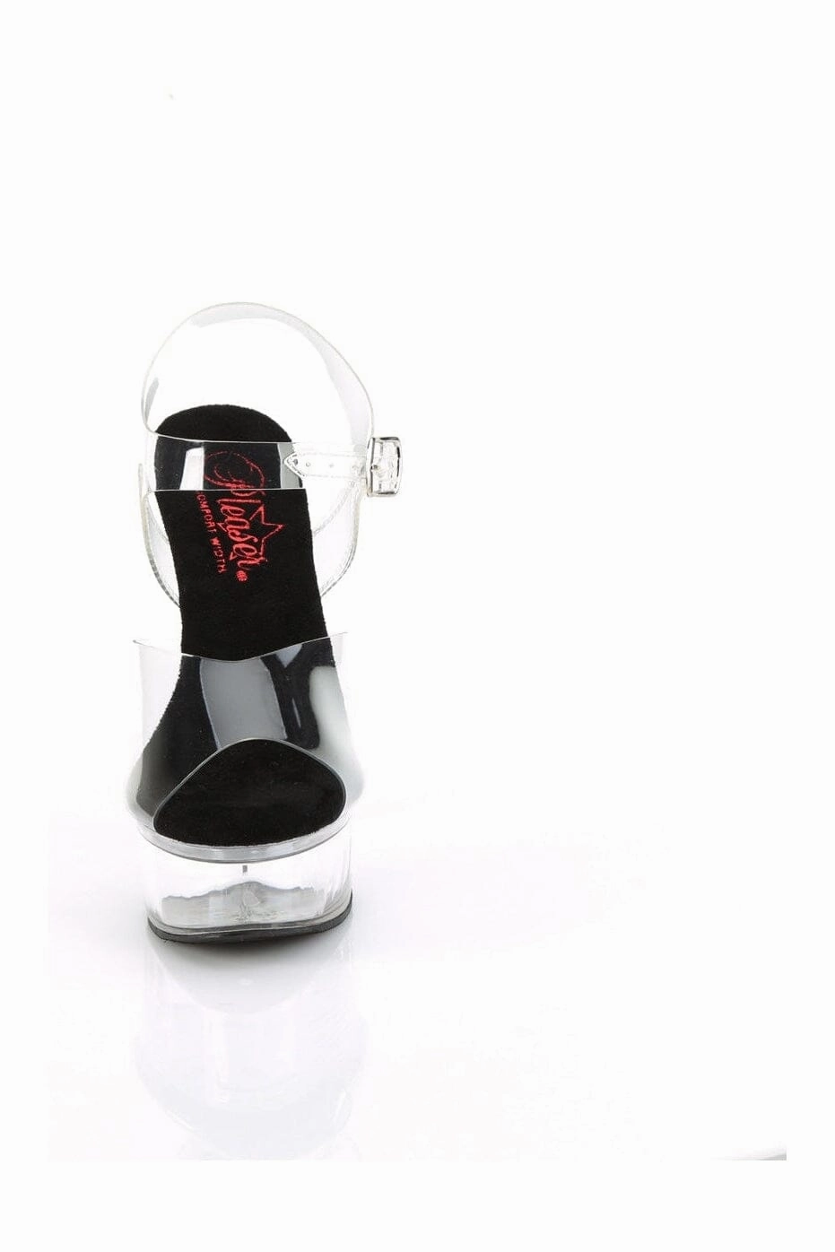 EXCITE-608 Clear Vinyl Sandal