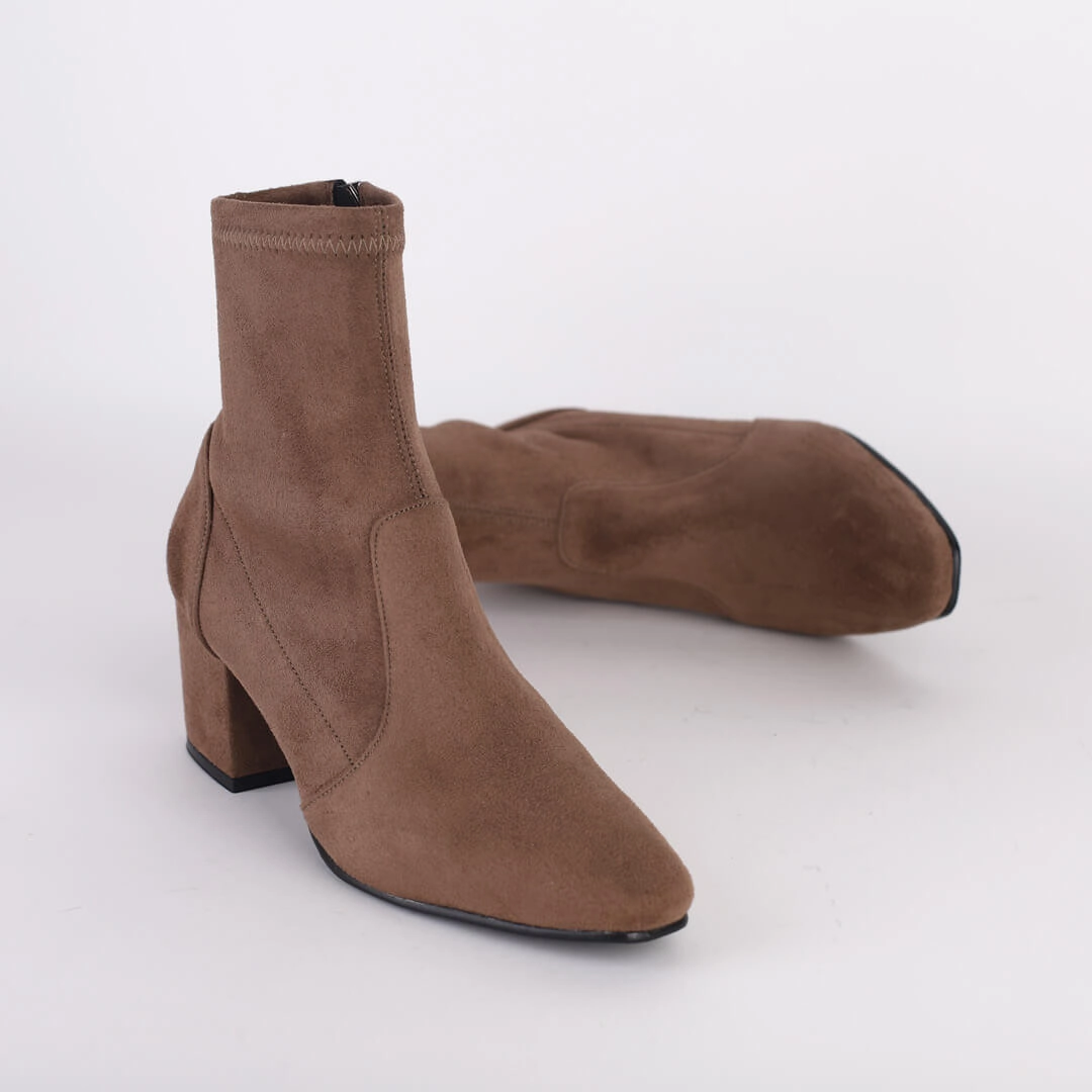 FABIENNE - faux suede ankle boot