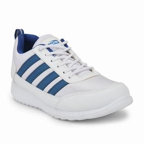 Force10 Navy Blue Lacing Uniform School Shoes For Kids 9906-90SL By Liberty