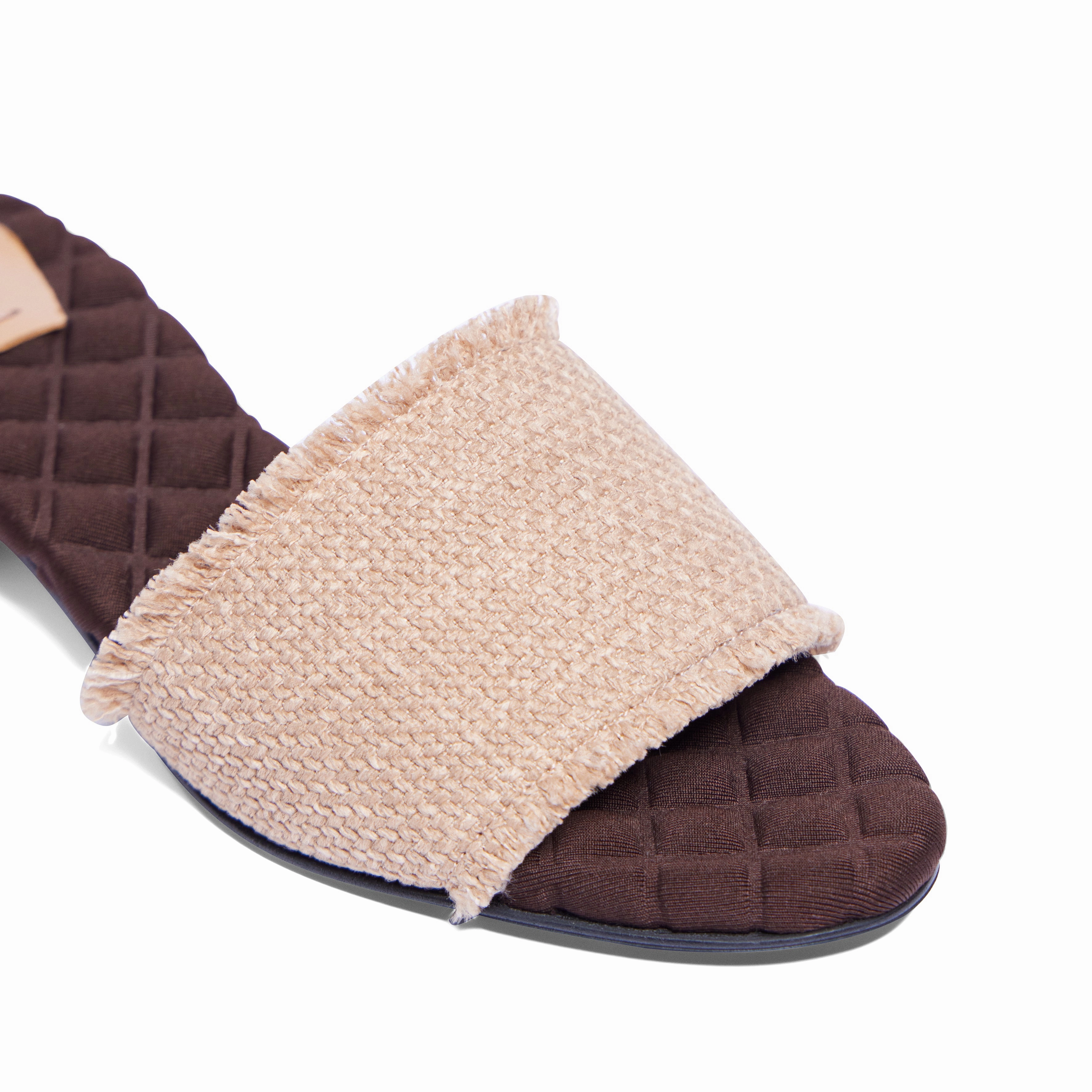 Giorgia Raffia Brown