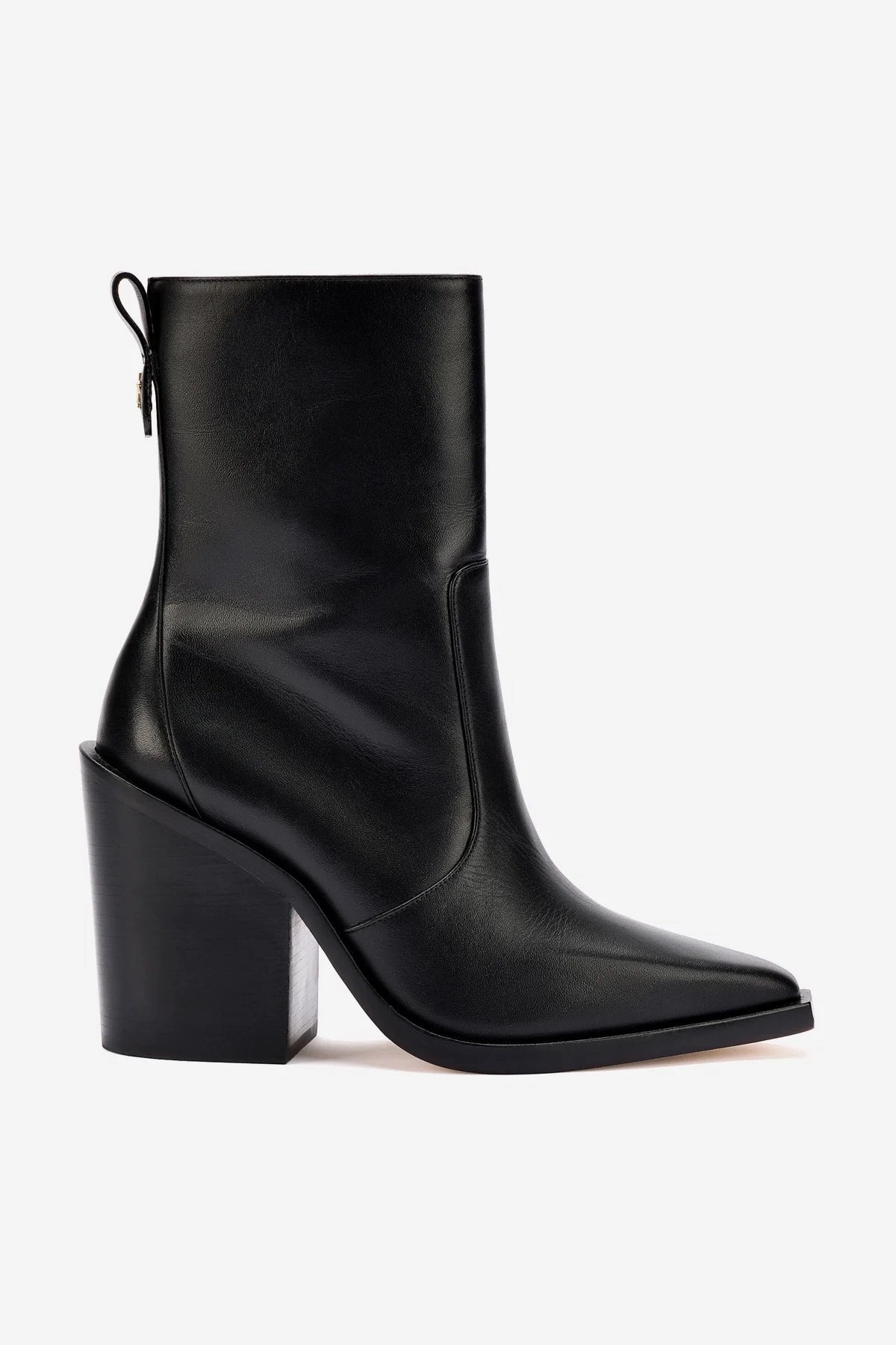 James Boot In Black Leather