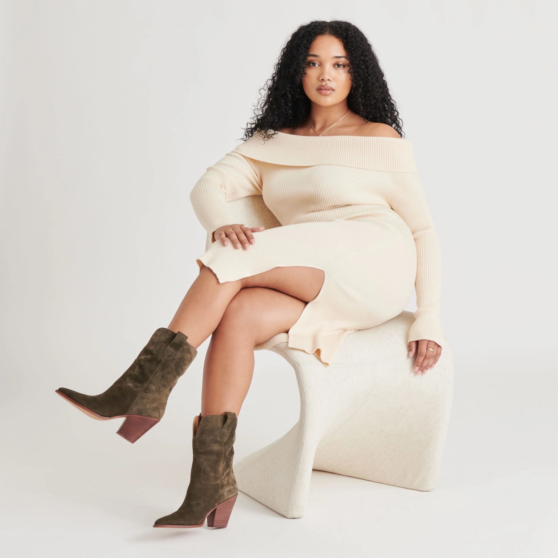 JESSEY BOOTS MOSS SUEDE
