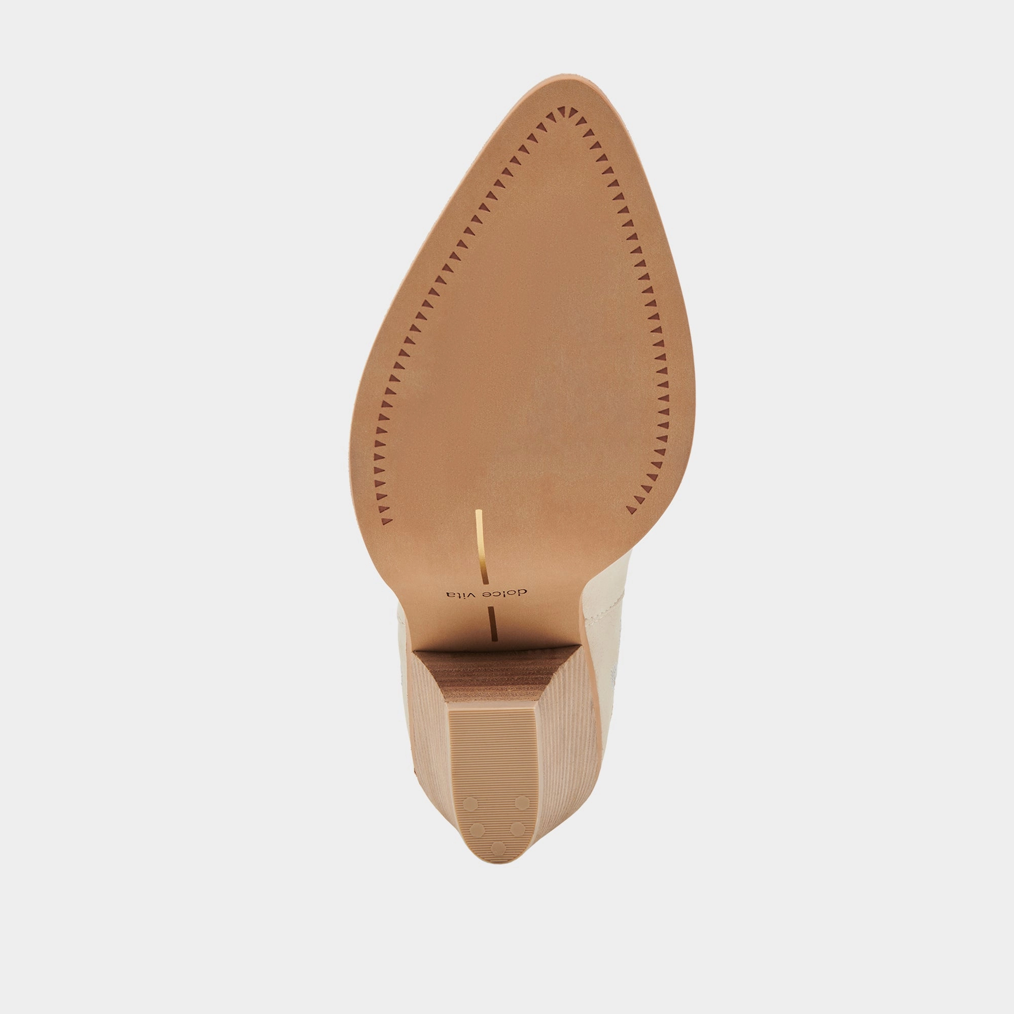 JESSEY FLORAL BOOTS CREME NUBUCK