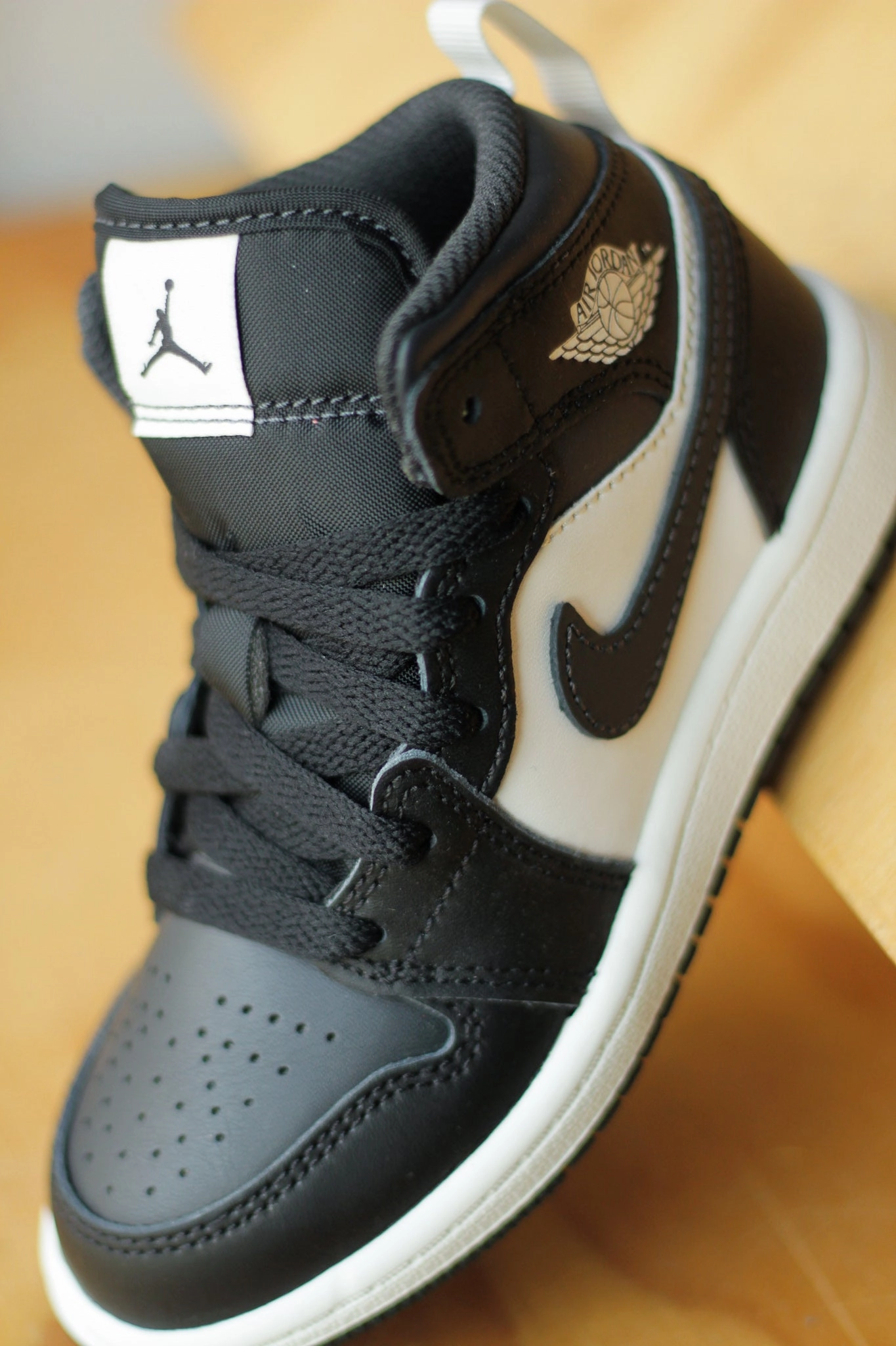 JORDAN 1 MID (PS) OFF NOIR