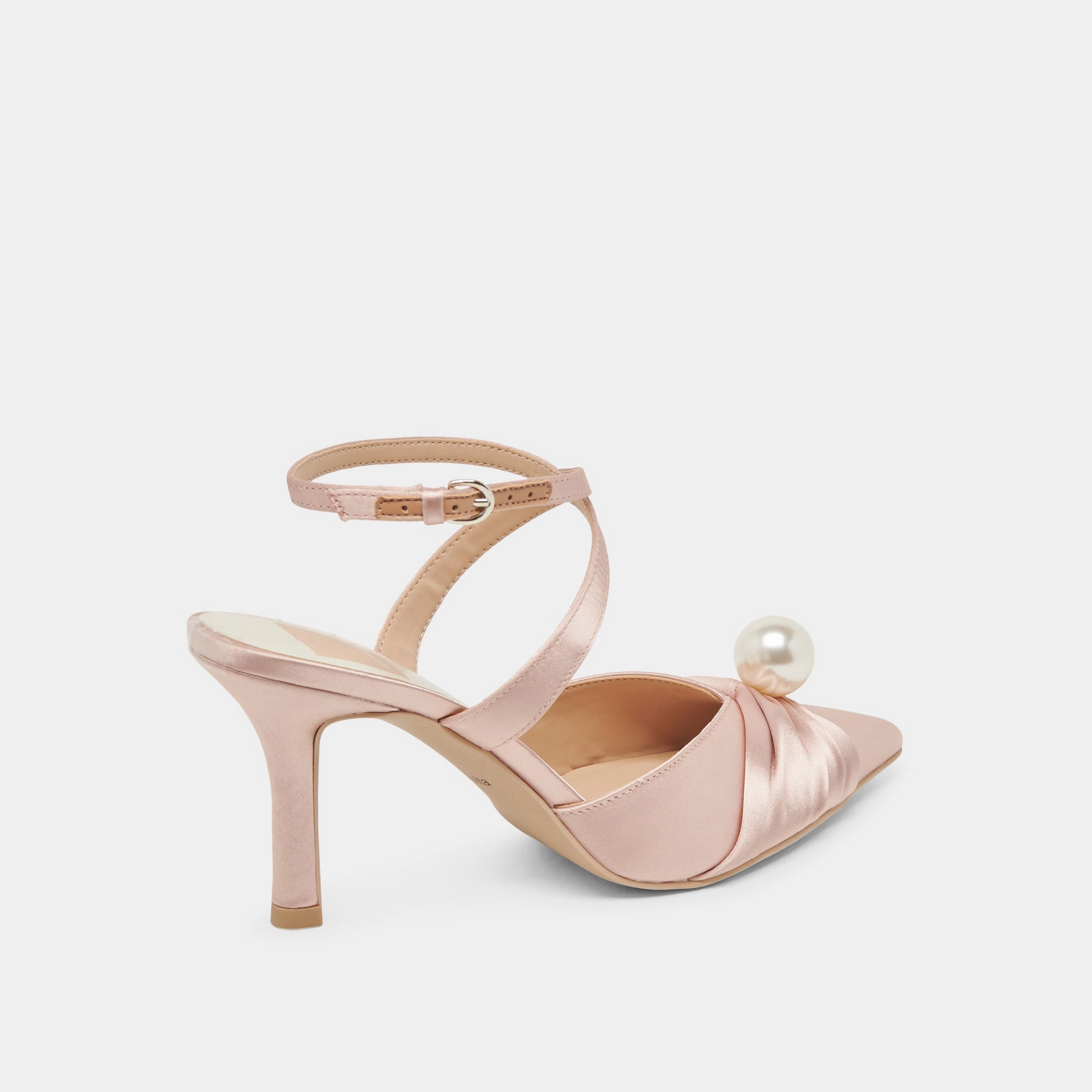 KAYSEY HEELS LT BLUSH SATIN