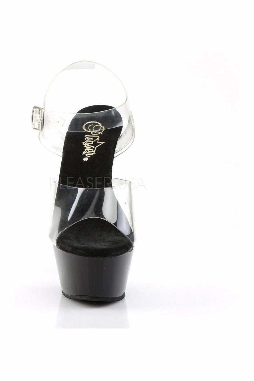 KISS-208 Platform Sandal | Black Vinyl