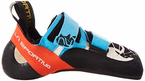 La Sportiva Unisex-Kinder 10tbf Kletterschuhe. Mehrfarbig (Blue/Flame 000). 35.5 EU