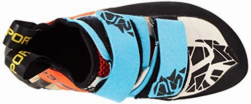 La Sportiva Unisex-Kinder 10tbf Kletterschuhe. Mehrfarbig (Blue/Flame 000). 35.5 EU