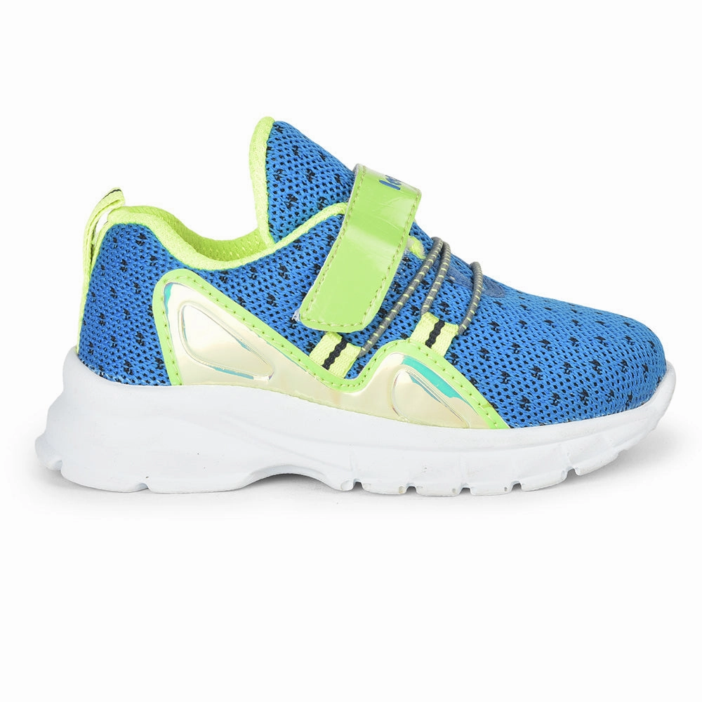 Leap7x Non Lacing Casual Shoes For Kids (R.Blue) JEEVA-09 By Liberty