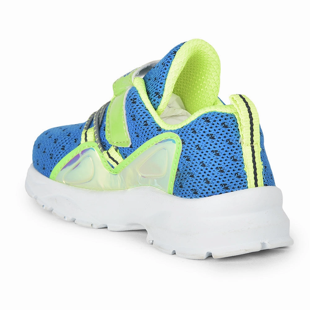 Leap7x Non Lacing Casual Shoes For Kids (R.Blue) JEEVA-09 By Liberty