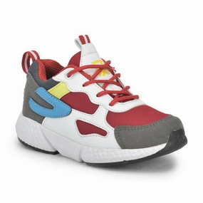 Leap7x Sports Lacing Shoe For Kids (Maroon) CARRY-03 By Liberty