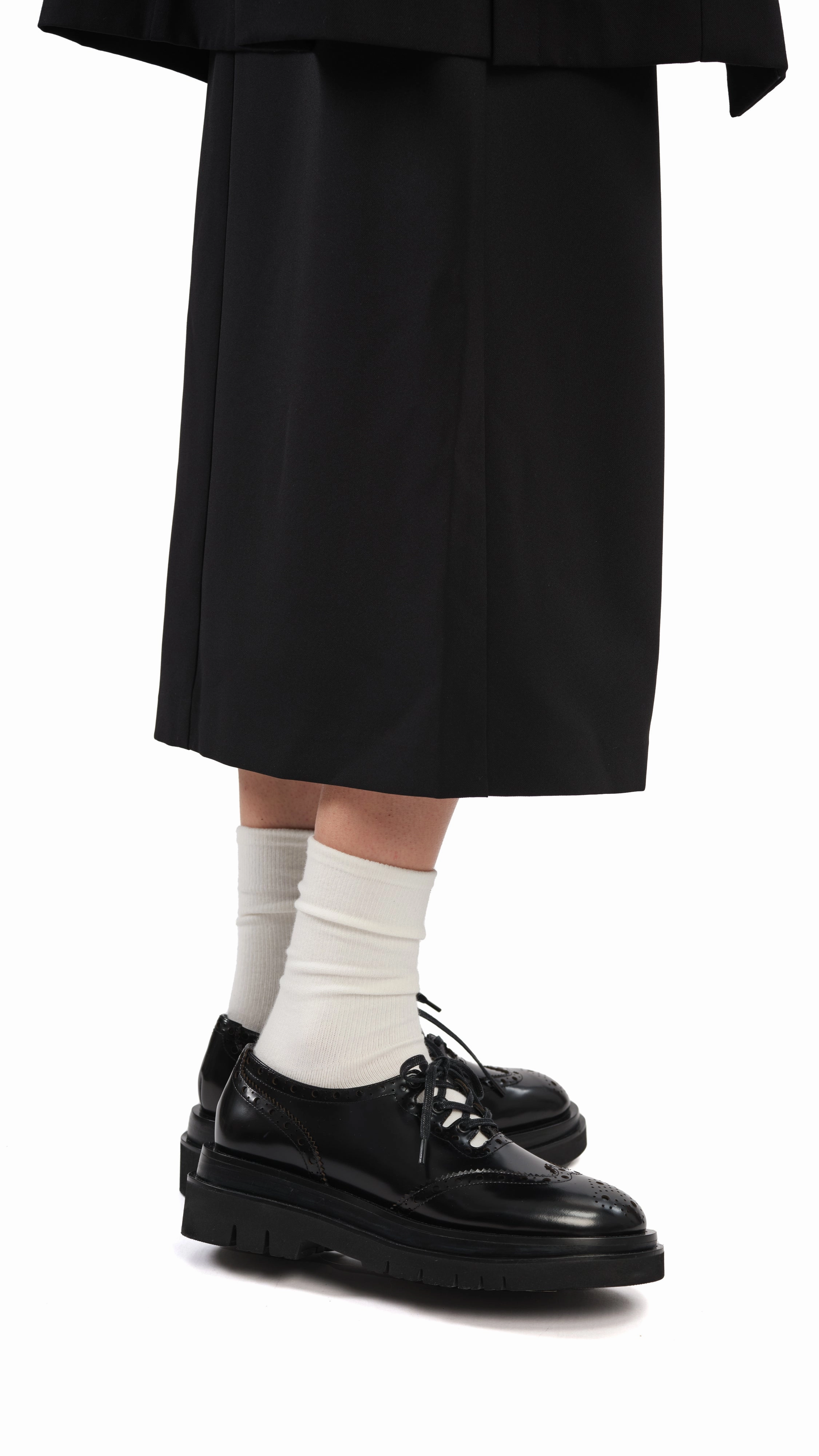 Leather Embellished Oxford Shoes