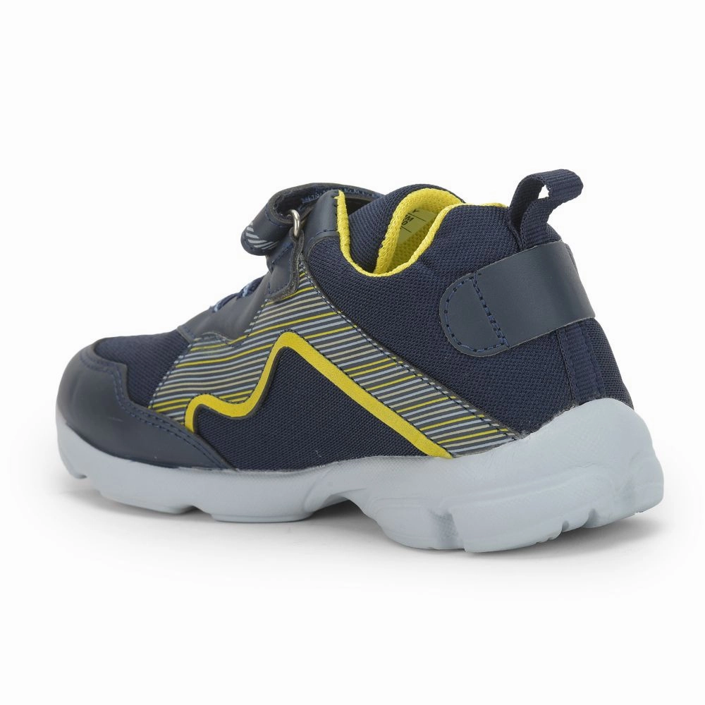 Lucy & Luke (Blue) Casual Non Lacing Shoes For Kids KSN-31 By Liberty