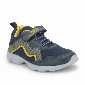 Lucy & Luke (Blue) Casual Non Lacing Shoes For Kids KSN-31 By Liberty