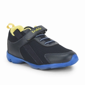 Lucy & Luke (Blue) Casual Non Lacing Shoes For Kids KSN-32 By Liberty