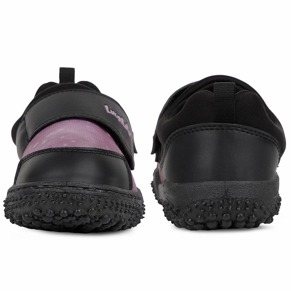 Lucy & Luke Casual Purple Non Lacing Shoes For Kids 8005-50E By Liberty