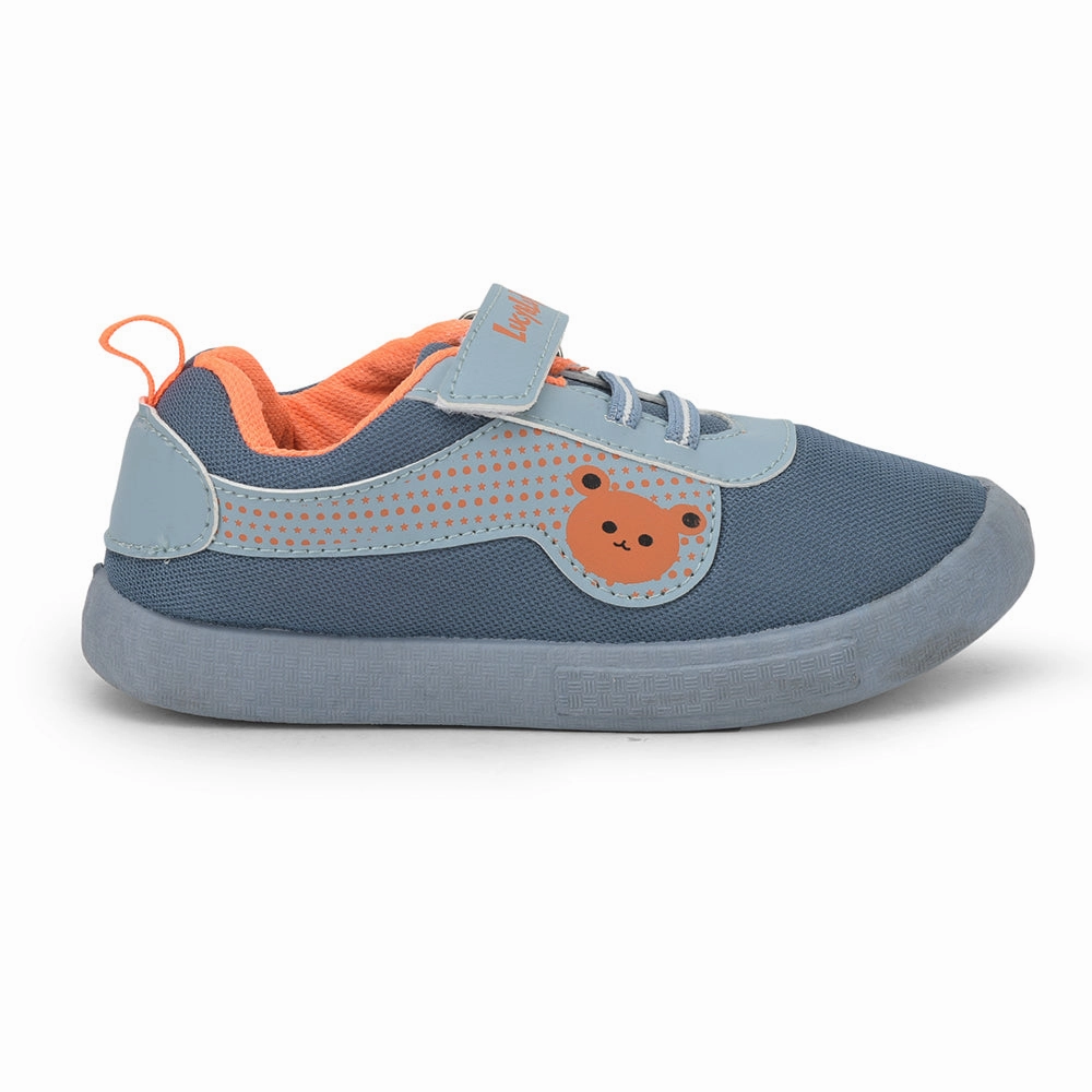 Lucy & Luke Sky Blue Casual Non Lacing Shoes For Kids BASTIAN-2M By Liberty