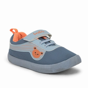 Lucy & Luke Sky Blue Casual Non Lacing Shoes For Kids BASTIAN-2M By Liberty