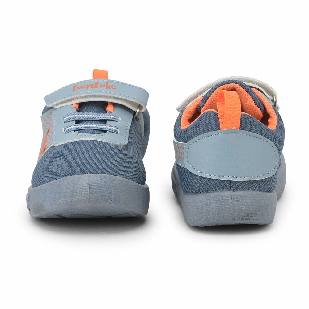 Lucy & Luke Sky Blue Casual Non Lacing Shoes For Kids BASTIAN-2M By Liberty