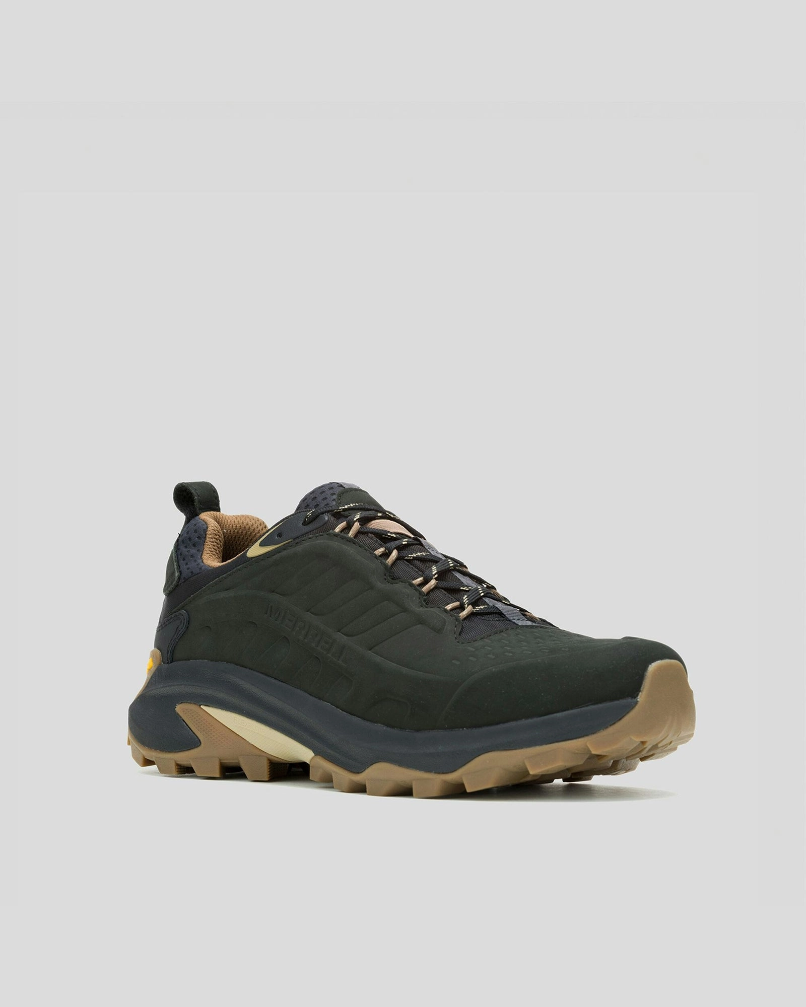 Men’s Merrell Moab Speed 2 Leather Waterproof Hiking Shoes - Black