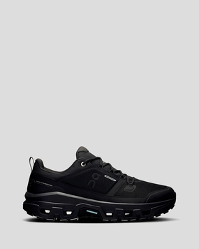 Men's On Running Cloudrock Low Hiking Shoes - Black/Black