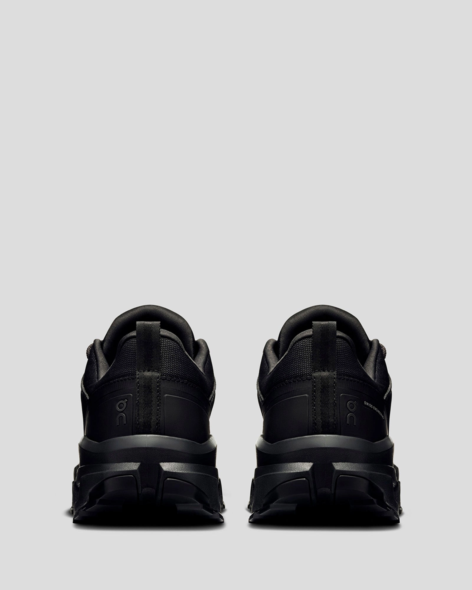 Men's On Running Cloudrock Low Hiking Shoes - Black/Black