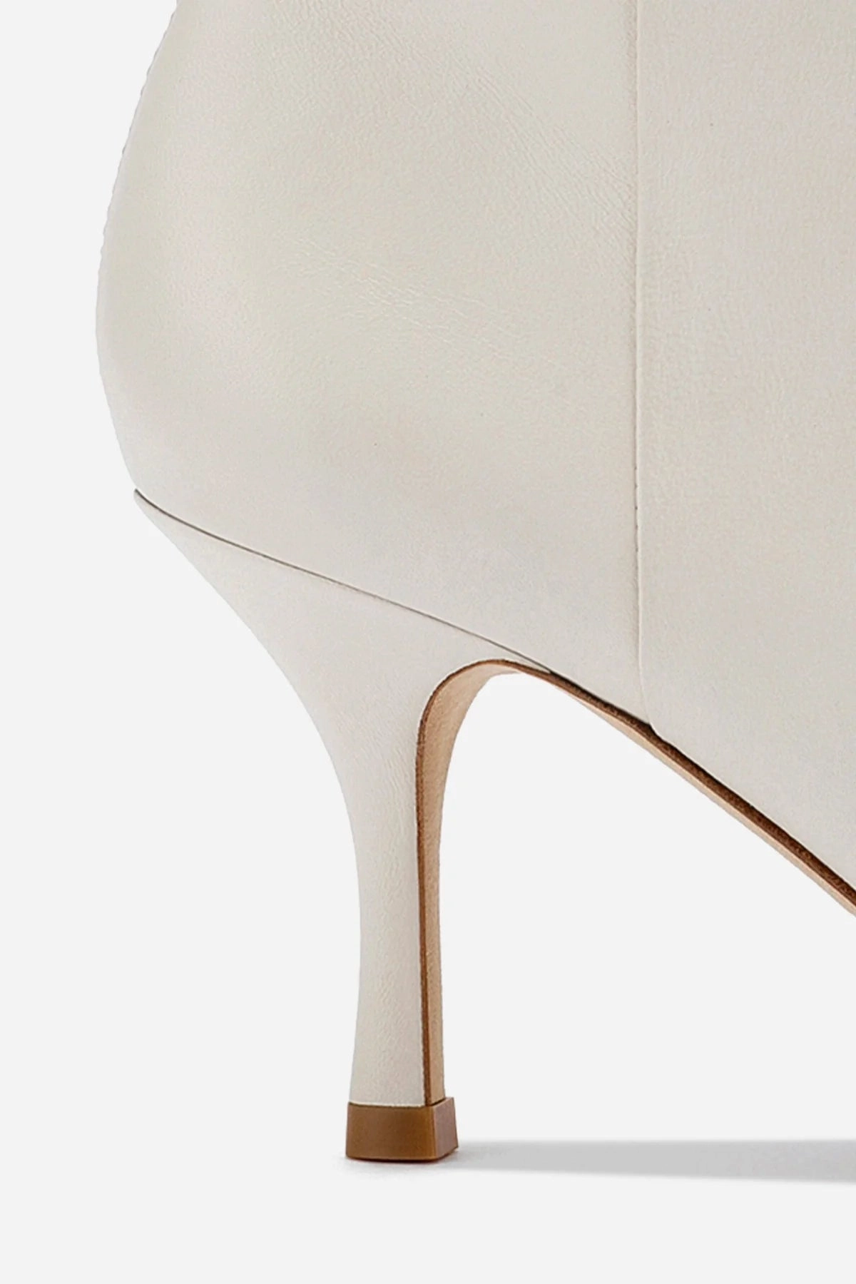 Mini Kate Boot In Ivory Leather