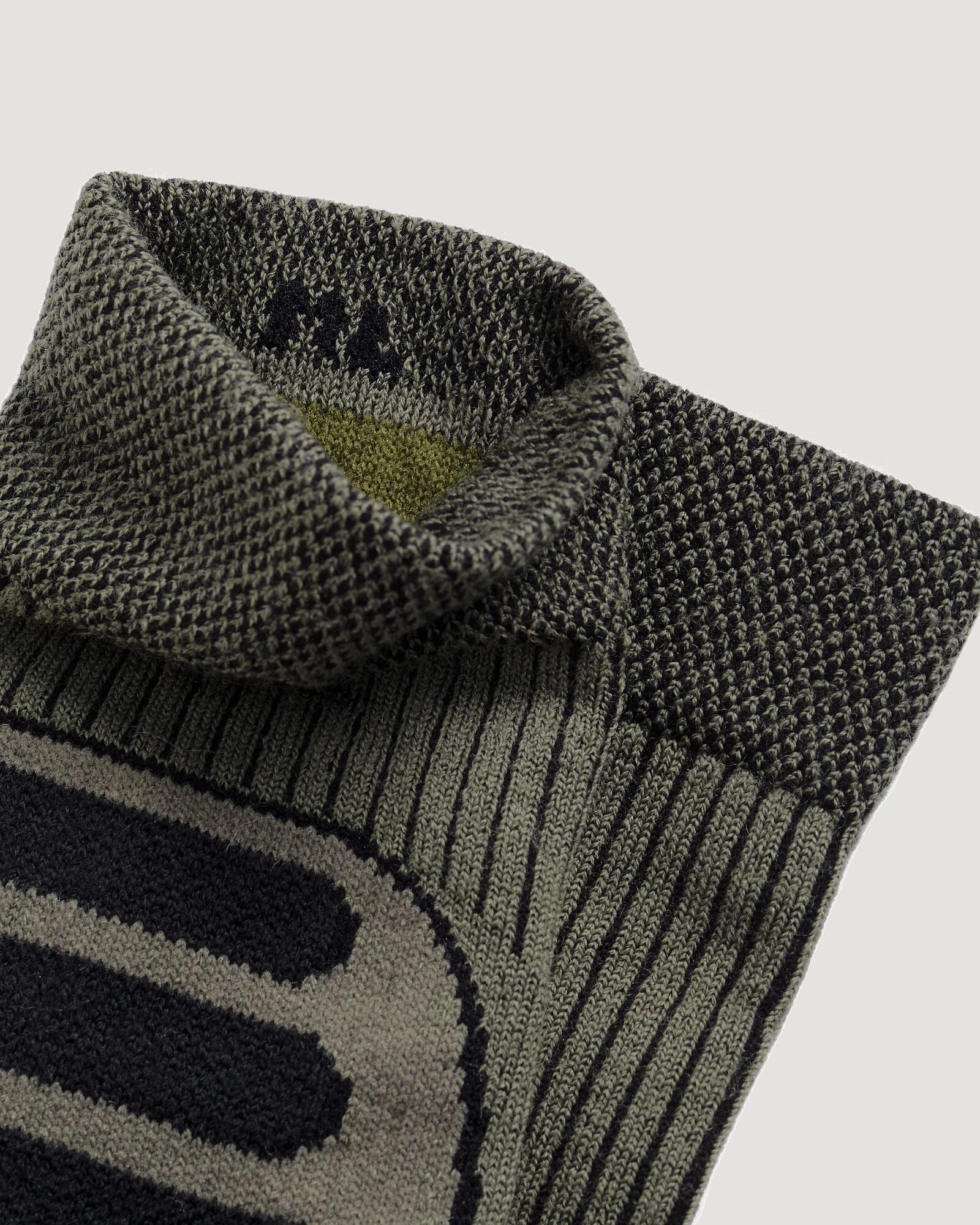 NuYarn Ergonomic Quarter Crew Hiking Socks - Moss