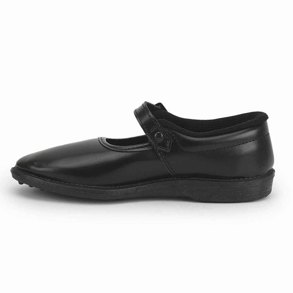 Prefect Black Ballerina Dress School Shoes For Kids N.S/GIRL By Liberty