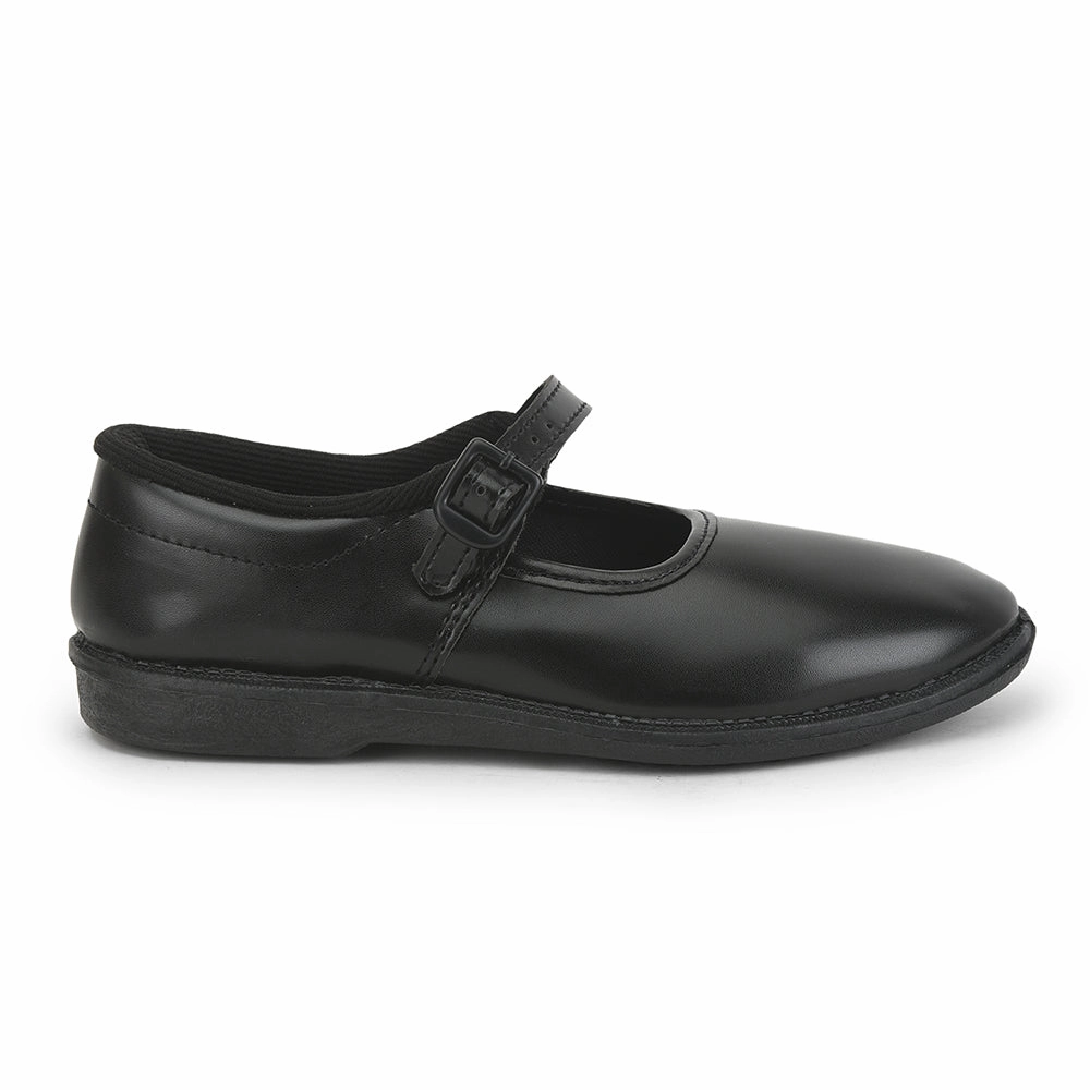 Prefect Black Ballerina Dress School Shoes For Kids N.S/GIRL By Liberty