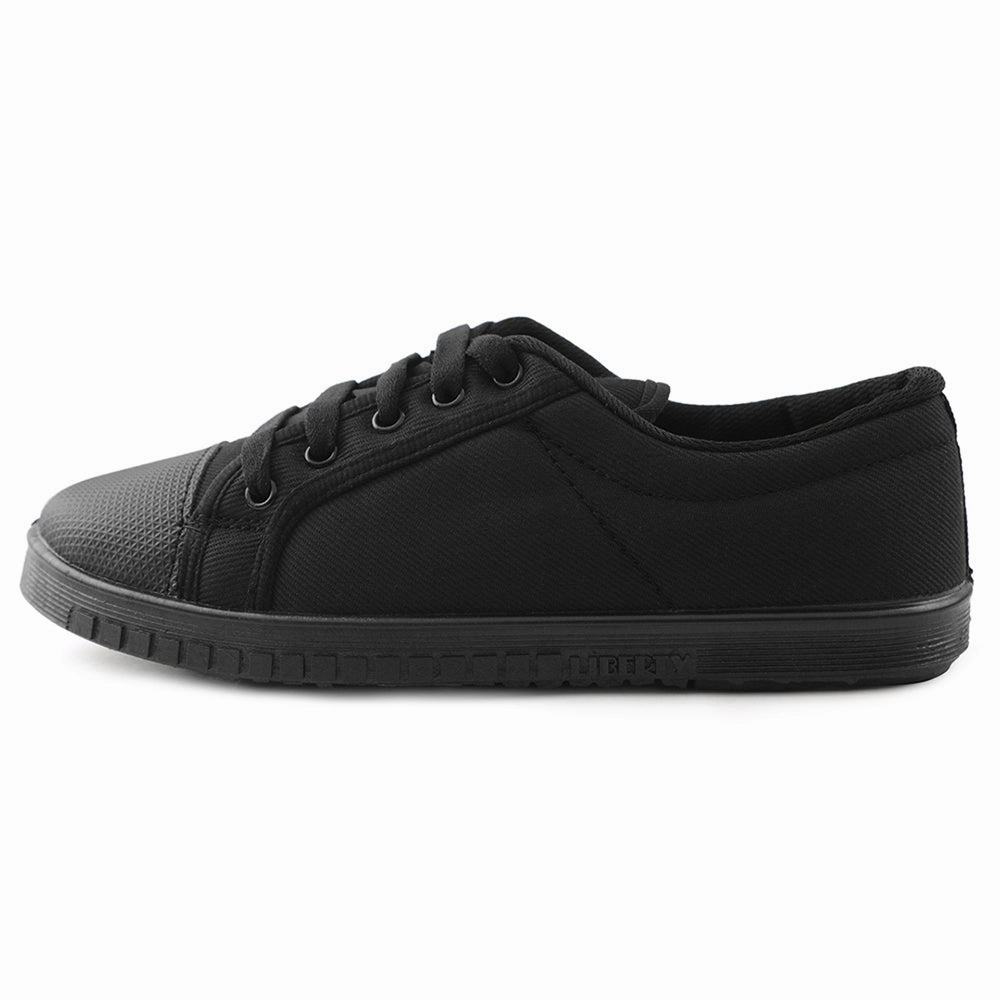 Prefect Black Lacing PT School Shoes For Kids TENIS By Liberty