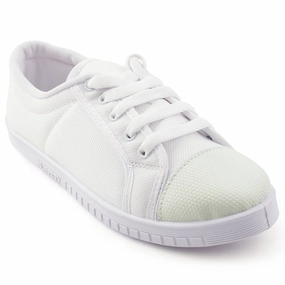 Prefect White Lacing PT School Shoes For Kids TENIS By Liberty