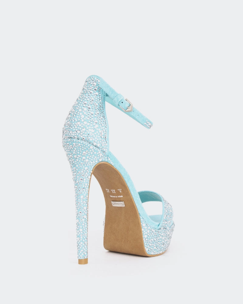 Rinna, Turquoise Suede/Suède Tur.