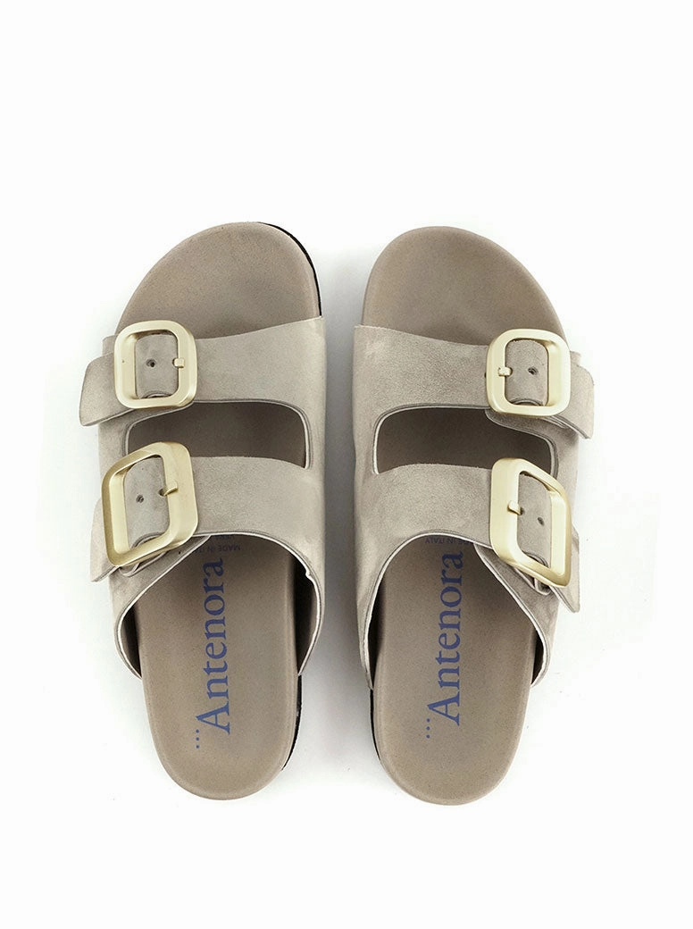 Shari taupe suede